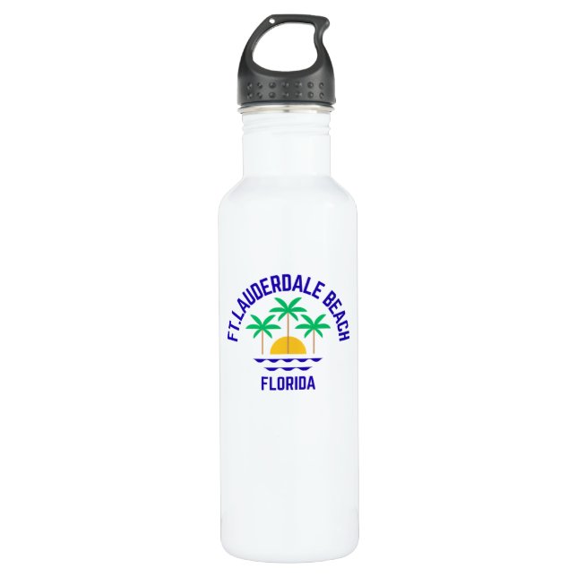 Fort Lauderdale Water Bottle Edelstahlflasche (Vorderseite)