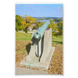 Fort Leavenworth Cannon, Kansas Fotodruck