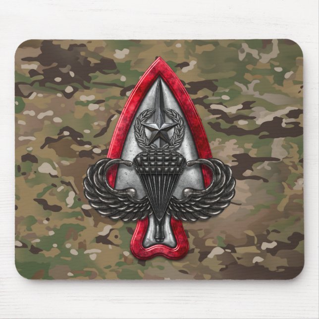 Fort Liberty Camouflage Mousepad (ohne Text) (Vorne)