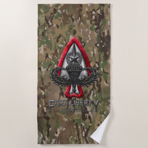 Fort Liberty Camouflage Strandtuch