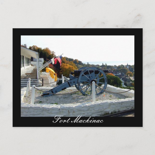 Fort Mackinac Postcard Postkarte (Vorderseite)