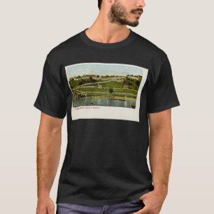 Fort Mackinac vom Hafen Vintage T-Shirt