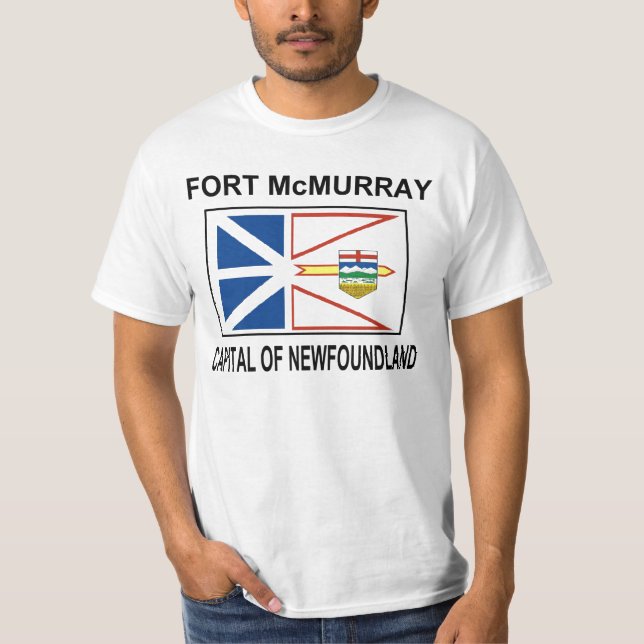 FORT McMURRAY HAUPTSTADT VON NEUFUNDLAND T-Shirt (Vorderseite)