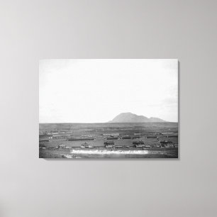 Fort Meade mit BärButte im Hintergrund Leinwanddruck