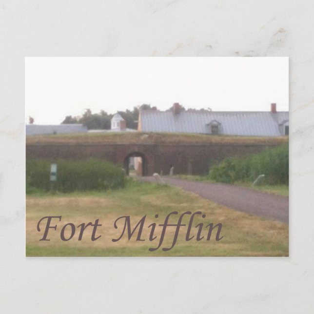 FORT MIFFLIN POSTKARTE (Vorderseite)