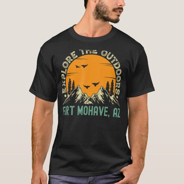 Fort Mohave Arizona Entdecken Sie die Umgebung T-Shirt (Vorderseite)