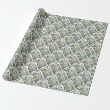 Fort Moore Map Gift Wrap