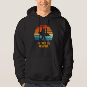Fort Morgan Alabama Sasquatch Souvenir Hoodie