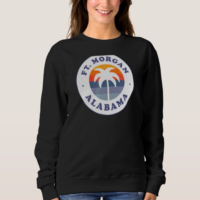 Fort Morgan Beach Alabama Al Gulf Coast Souvenir V Sweatshirt (Vorderseite)