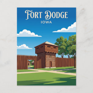 Fort Museum und Frontier Village USA Postkarte