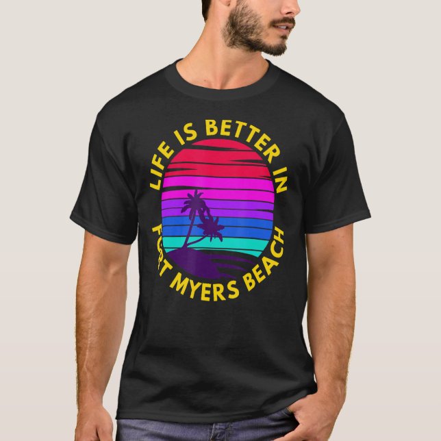 Fort Myers Beach Design T-Shirt (Vorderseite)