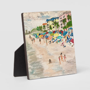 "Fort Myer's Beach" Florida Easel Fotoplatte