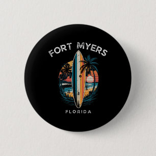 Fort Myers Beach Florida Männer Frauen Surfen Button