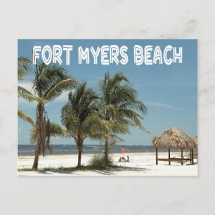 Fort Myers Beach Florida Scene Postkarte