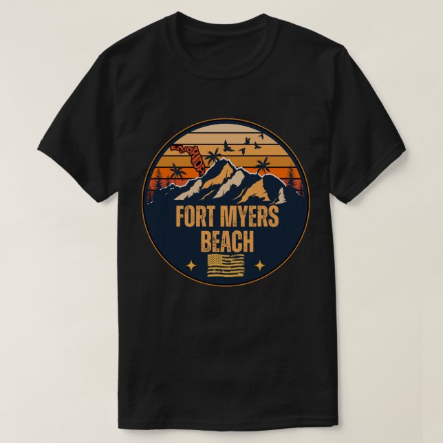 Fort Myers Beach, Florida T-Shirt (Design vorne)