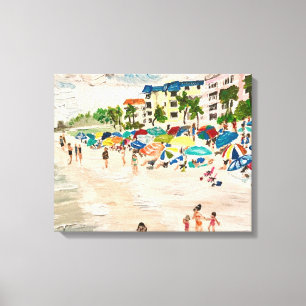 "Fort Myers Beach" in Acryl Leinwanddruck