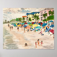 "Fort Myers Beach" in Acryl