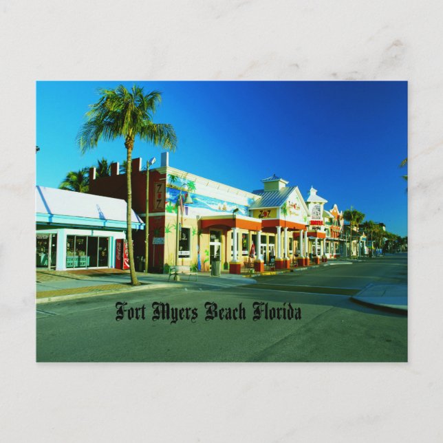 Fort Myers Beach Postkarte (Vorderseite)