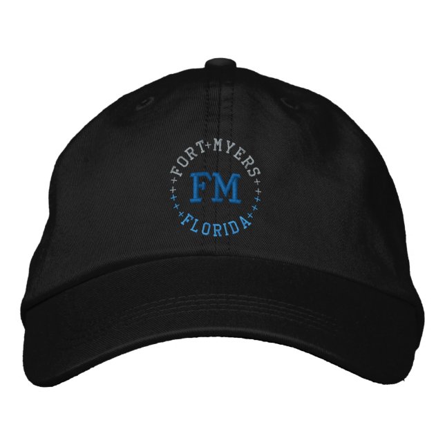 FORT MYERS BESTICKTE BASEBALLKAPPE (Vorderseite)