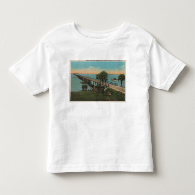 Fort Myers, Florida - Ansicht von Tamiami Spur Kleinkind T-shirt (Vorderseite)