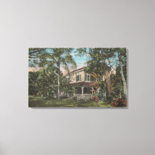 Fort Myers, Florida - Ansicht von Thomas Alva Leinwanddruck