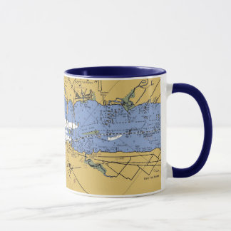 Fort Myers, Floridaseehafen-Diagramm-Tasse Tasse