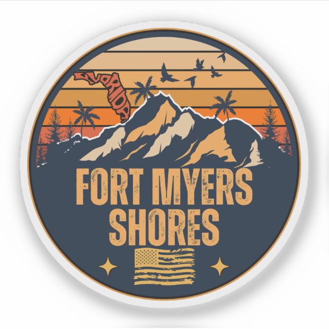 Fort Myers Shows, Florida Aufkleber (Vorderseite)