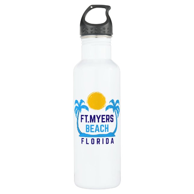 Fort Myers Water Bottle Edelstahlflasche (Vorderseite)