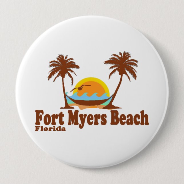 Fort- Myersstrand Button (Vorderseite)