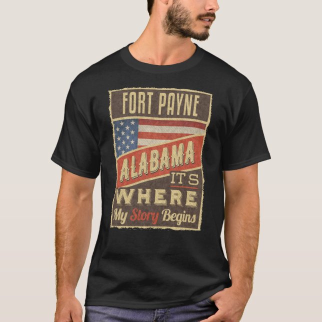 Fort Payne Alabama T-Shirt (Vorderseite)