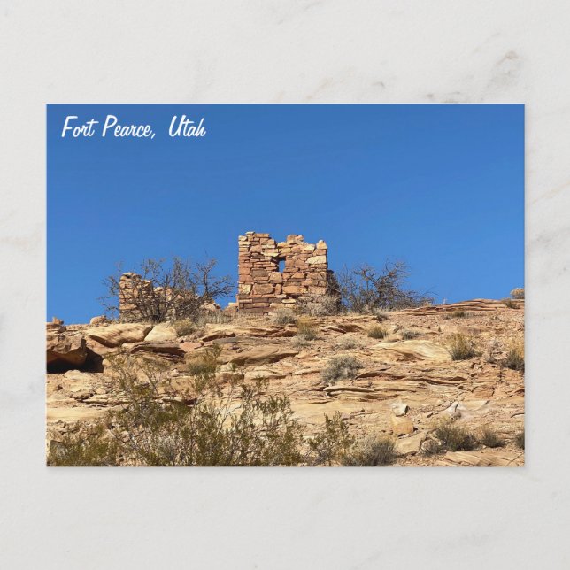 Fort Pearce Postkarte (Vorderseite)