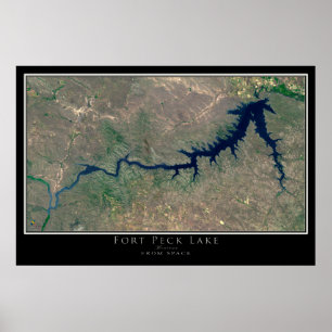 Fort Peck Montana Highlights Poster