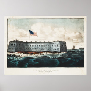 Fort Pickens Pensacola Hafen Florida Poster