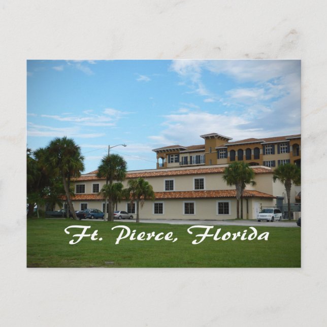 Fort pierce florida postkarte (Vorderseite)