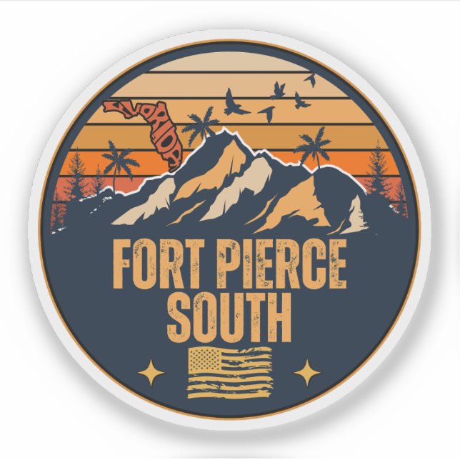 Fort Pierce South, Florida Aufkleber (Vorderseite)