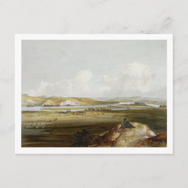 Fort Pierre auf dem Missouri, Platte 10 aus Volume Postkarte (Vorderseite)