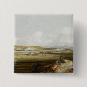 Fort Pierre auf dem Missouri, überziehen 10 vom Button