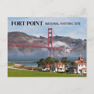 Fort Point Coast Guard Station, Golden Gate Bridge Postkarte
