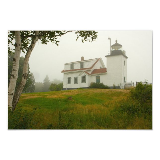 Fort Point Light, Maine Fotodruck (Vorne)