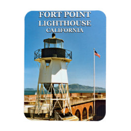 Fort Point Lighthouse, California Flex Magnet