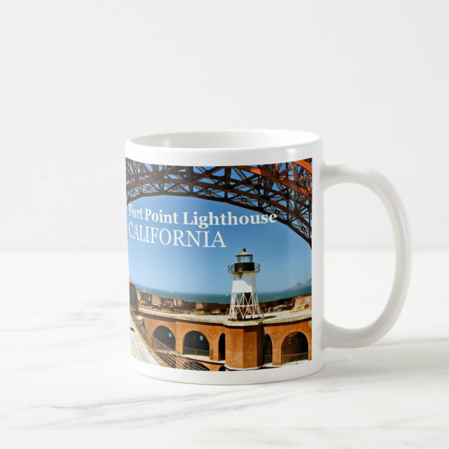Fort Point Lighthouse, California Tasse (Rechts)
