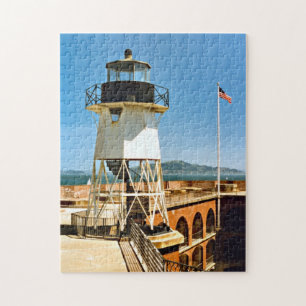 Fort Point Lighthouse, Kalifornien Jigsaw Puzzle