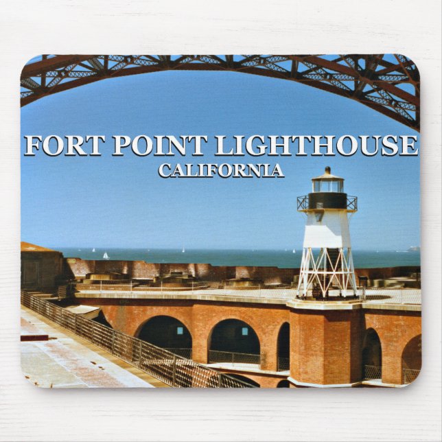 Fort Point Lighthouse, Kalifornien, Mousepad (Vorne)