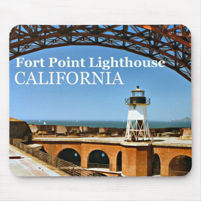 Fort Point Lighthouse, Kalifornien, Mousepad (Vorne)