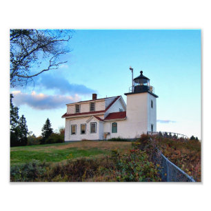 Fort Point Lighthouse Maine Foto Print