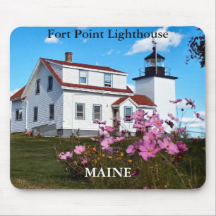 Fort Point Lighthouse, Maine Mousepad