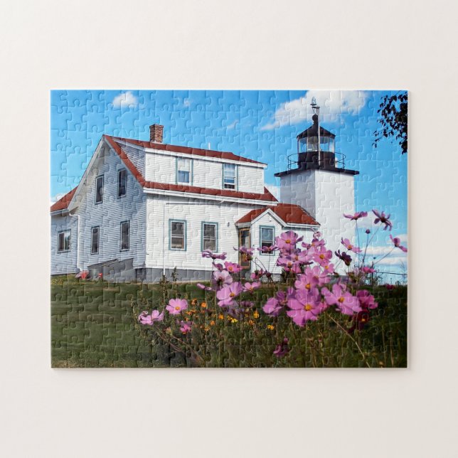 Fort Point Lighthouse, Maine Puzzle (Horizontal)