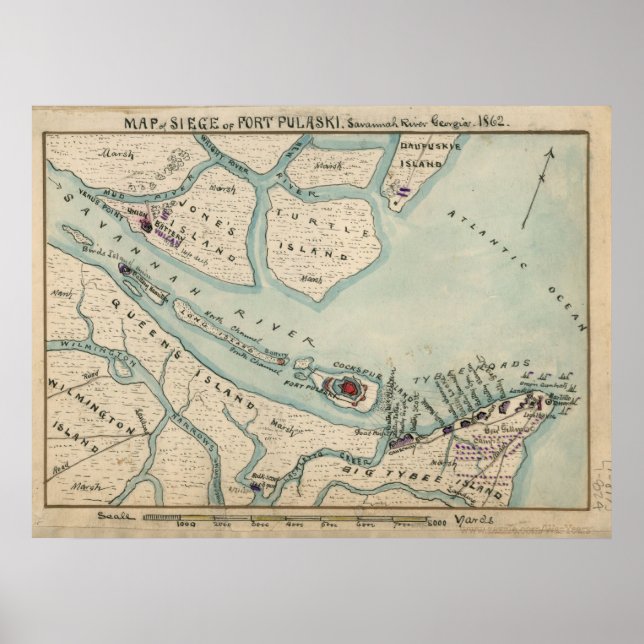 Fort Pulaski Poster (Vorne)