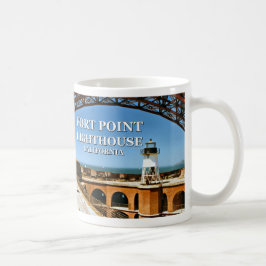 Fort-Punkt-Leuchtturm, Kalifornien-Tasse Tasse