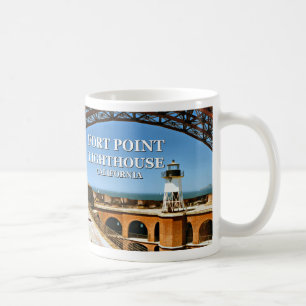 Fort-Punkt-Leuchtturm, Kalifornien-Tasse Tasse